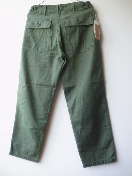 orslow SHORT LENGTH  US ARMY FATIGUE PANTS GREEN