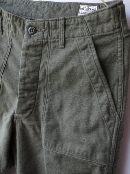 orslow VINTAGE FIT FATIGUE PANTS DARK OLIVE