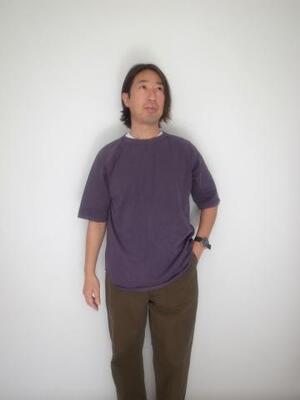 WALLA WALLA SPORT 1/2SLEEVE LOOSE BASEBALL TEE PPL