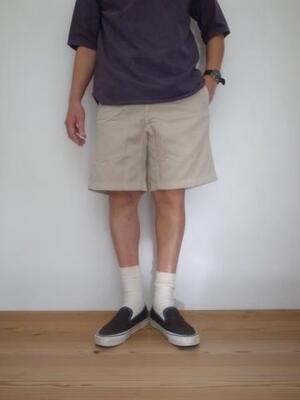 Gramicci G-SHORTS PIGMENT DYED SAND PIGMENT