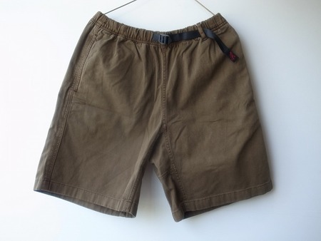 Gramicci G-SHORTS PIGMENT DYED BARK PIGMENT