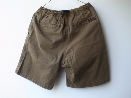 Gramicci G-SHORTS PIGMENT DYED BARK PIGMENT