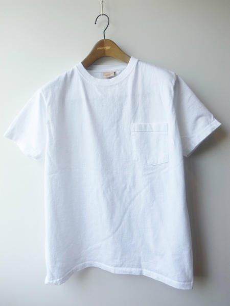 GOOD WEAR S/S  POKET TEE WHITE