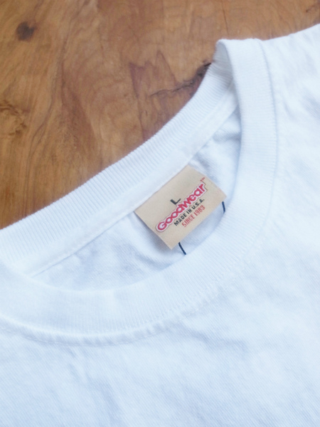 GOOD WEAR S/S  POKET TEE WHITE