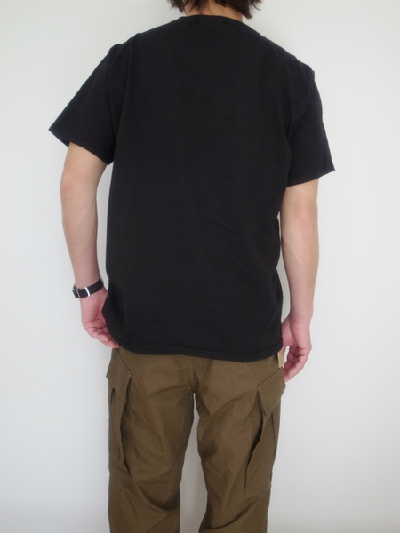 GOOD WEAR S/S  POKET TEE BLACK