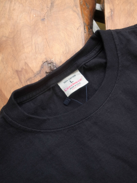 GOOD WEAR S/S  POKET TEE BLACK