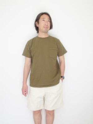 GOOD WEAR S/S  POKET TEE NEW OLIVE