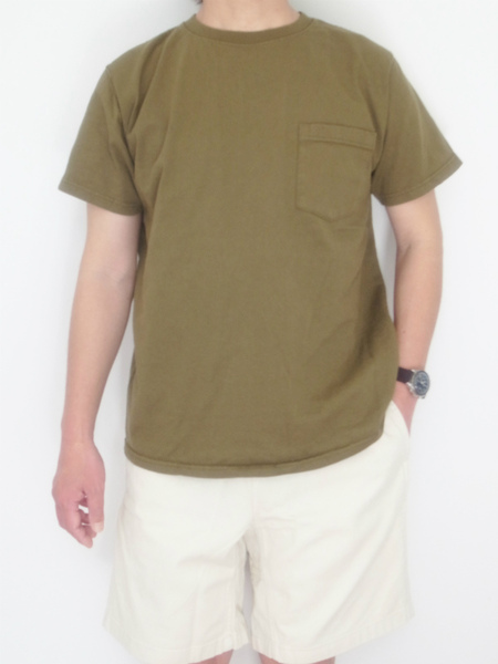 GOOD WEAR S/S  POKET TEE NEW OLIVE