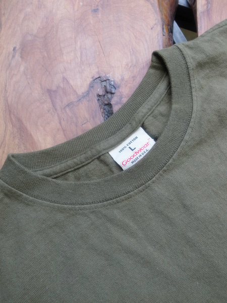 GOOD WEAR S/S  POKET TEE NEW OLIVE