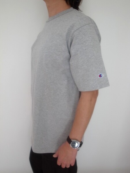 Champion US  T-SHIRT C5-B301 シルバーグレー