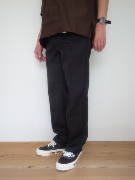 Manual Alphabet TWILL SEMI-EASY TROUSERS BLACK