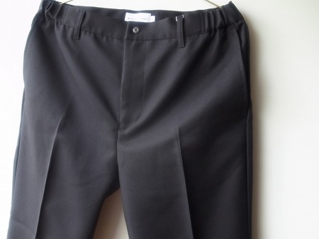 Manual Alphabet TWILL SEMI-EASY TROUSERS BLACK