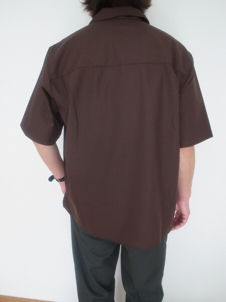 Manual Alphabet T/W/R TROPICAL S/S OPEN COLLAR SHI