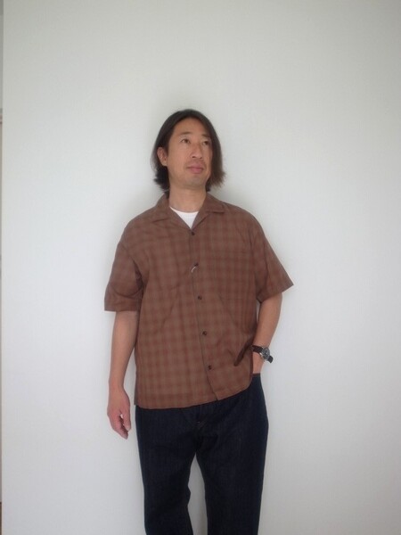Manual Alphabet C/S LAWN S/S OPEN COLLAR SHIRTS