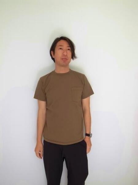 GOOD WEAR SS  POKET TEE GREYSH BROWN