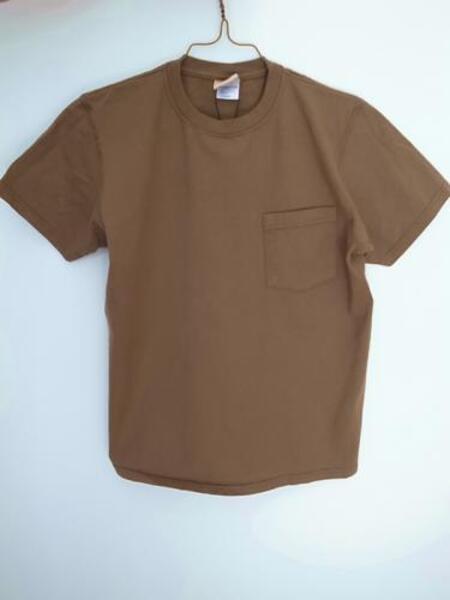 GOOD WEAR SS  POKET TEE GREYSH BROWN