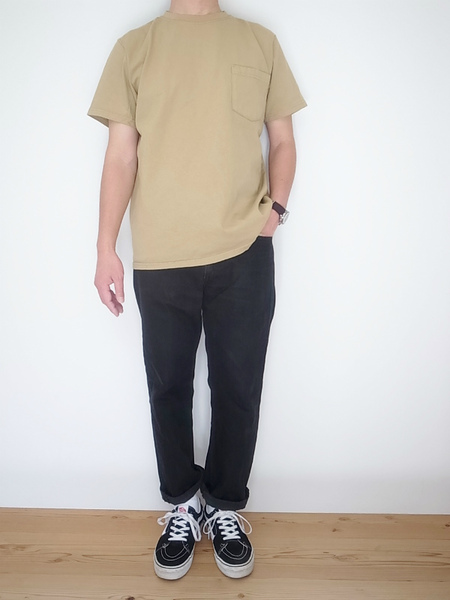 GOOD WEAR SS  POKET TEE SMOKY KHAKI