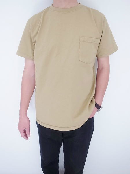 GOOD WEAR SS  POKET TEE SMOKY KHAKI