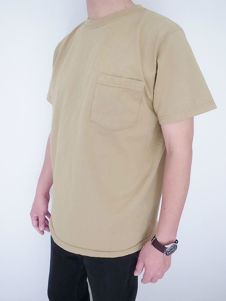 GOOD WEAR SS  POKET TEE SMOKY KHAKI