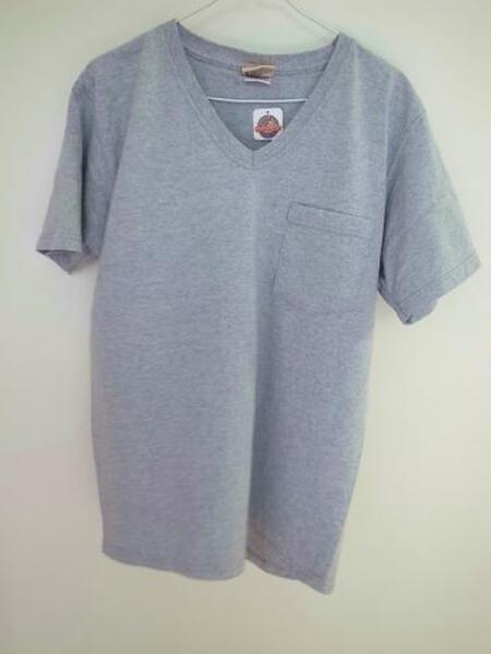 GOOD WEAR SS V-NECK POKET TEE OXFORD