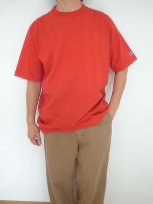 Champion US  T-SHIRTカーディナル C5-B301