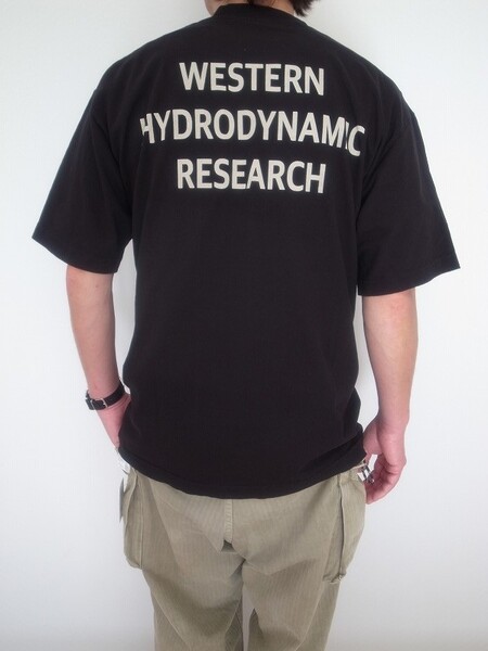 WESTERN HYDRODYNAMIC RESERCH WORKERS S/S TEE BLACK
