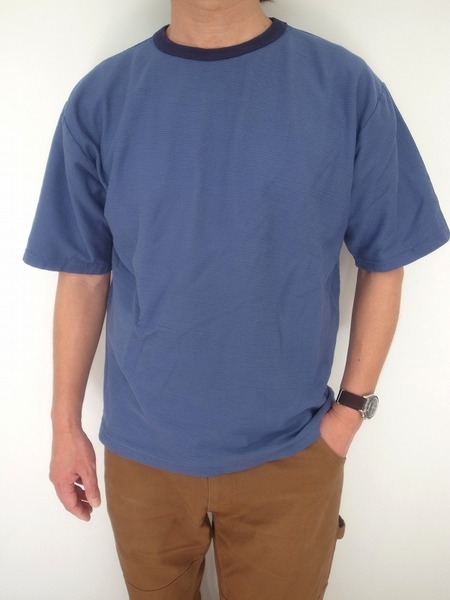 WALLA WALLA SPORT RIDGE LOOSE TEE  NAVY/NAVY