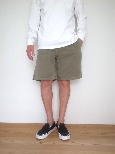 Gramicci G-SHORTS PIGMENT DYED HERB PIGMENT