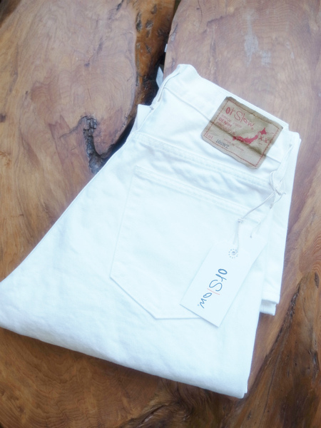 orslow SHORT LENGTH 105  90’S DENIM WHITE