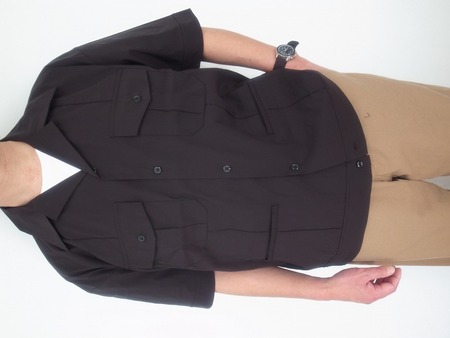 GOLDENMILLS INC USN OFFICER SHIRT BLACK