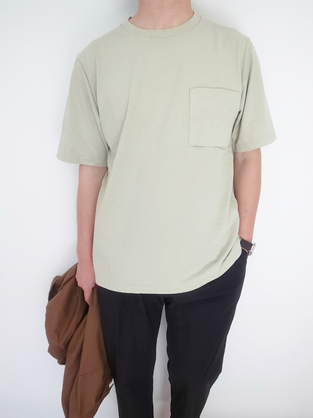 Jackman JM5009 Poket T-shirt Mist Green