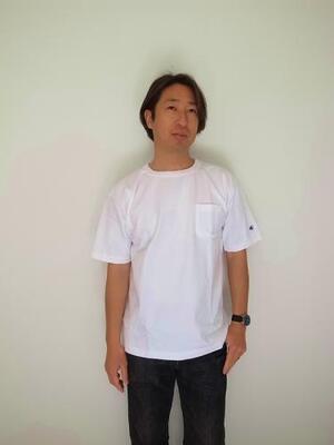 Champion US POKET T-SHIRT WHITE