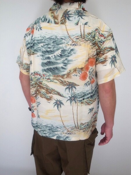 orslow HAWAIAN SHIRT ECRU