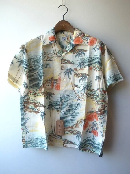 orslow HAWAIAN SHIRT ECRU
