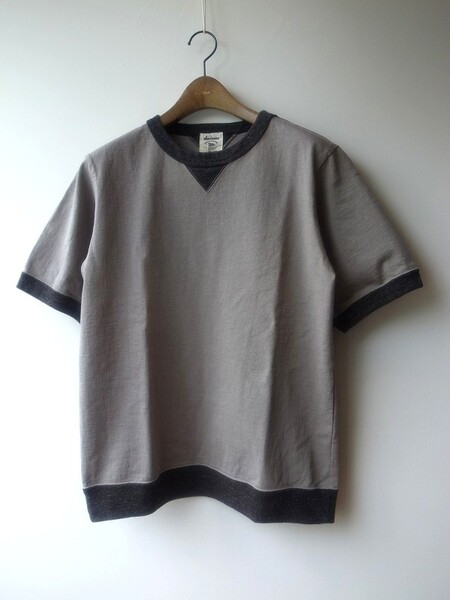 Jackman Dotume Rib T-shirt Moss Gray×HBK
