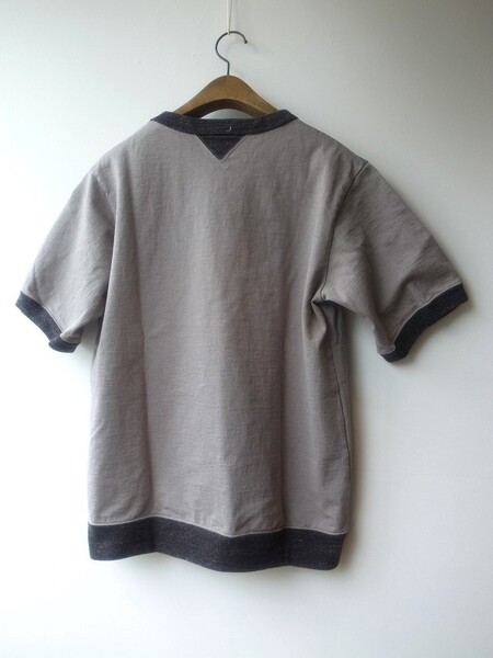 Jackman Dotume Rib T-shirt Moss Gray×HBK