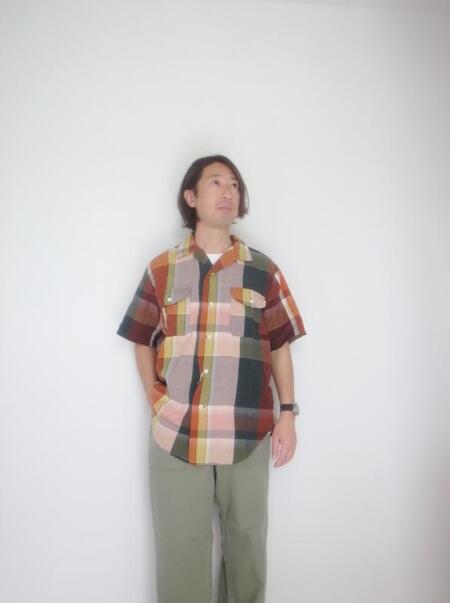 orslow SHORT SLEEVE ORIGINAL WORK SHIRT