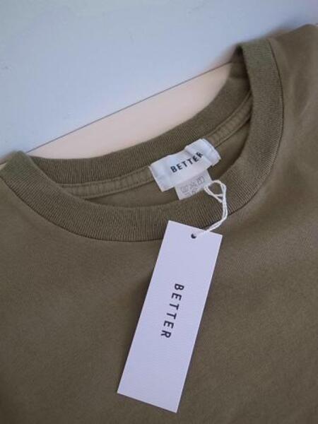 BETTER AMERICAN COTTON S/S T-SHIRT SAGE GRAY
