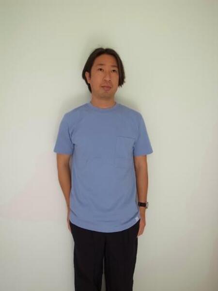 BETTER AMERICAN COTTON S/S T-SHIRT SAXGRAY