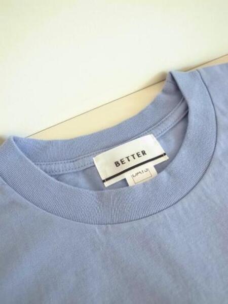 BETTER AMERICAN COTTON S/S T-SHIRT SAXGRAY
