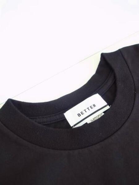 BETTER AMERICAN COTTON S/S T-SHIRT BLACK