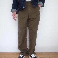 orslow VINTAGE FIT FATIGUE PANTS ARMY GREEN