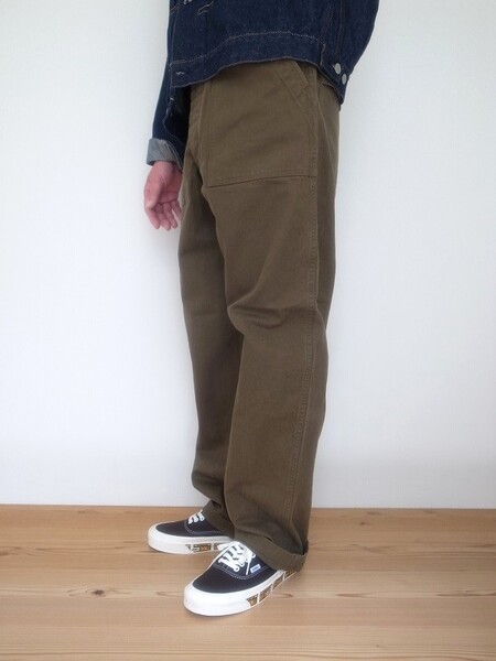 orslow VINTAGE FIT FATIGUE PANTS ARMY GREEN