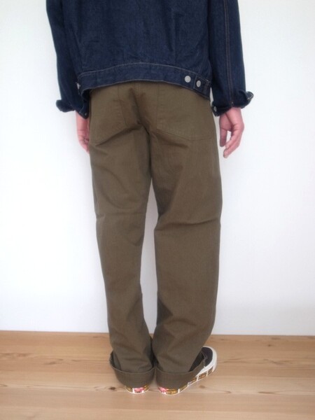 orslow VINTAGE FIT FATIGUE PANTS ARMY GREEN