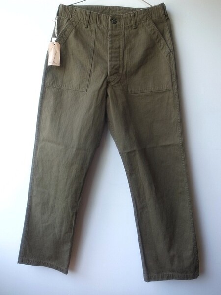 orslow VINTAGE FIT FATIGUE PANTS ARMY GREEN