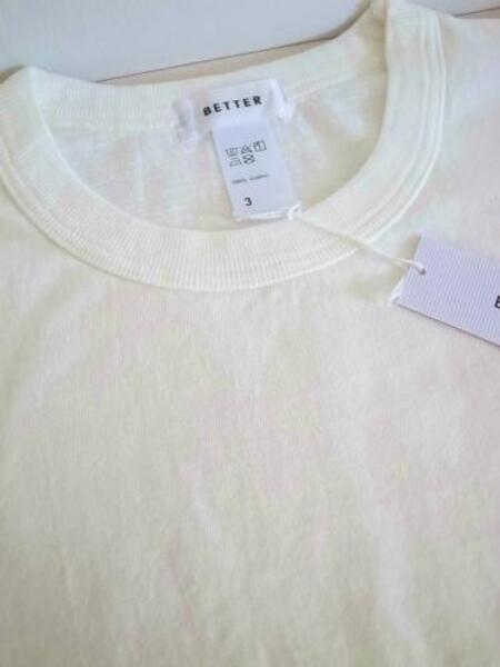 BETTER MID WEIGHT CREW NECK S/S CREW T OFF WHITE