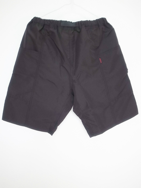 GRAMICCI SHELL GEAR SHORTS BLACK (グラミチ)