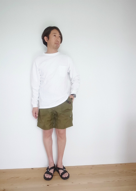 GRAMICCI  UTILITY TRAIL SHORT ARMY GREEN  (グラミチ)