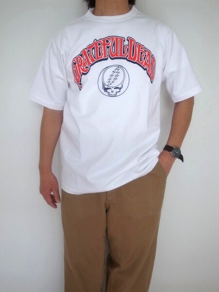 Champion US  T-SHIRT×Grateful Dead WHITE