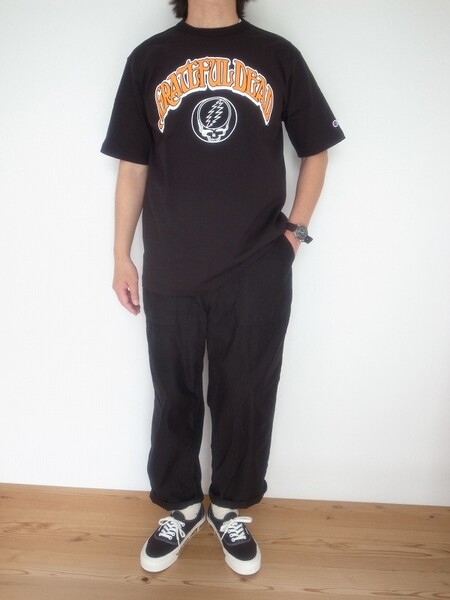 Champion US  T-SHIRT×Grateful Dead BLACK